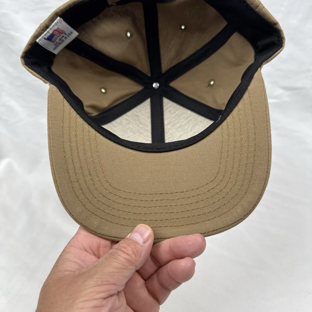 Henry Repeating Arms Rifle Co Made In USA Hat Cap Tan Beige Adjustable Strap